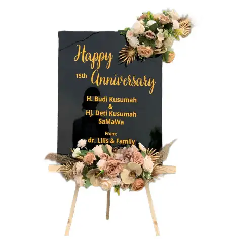 Papan Bunga Akrilik Membalong